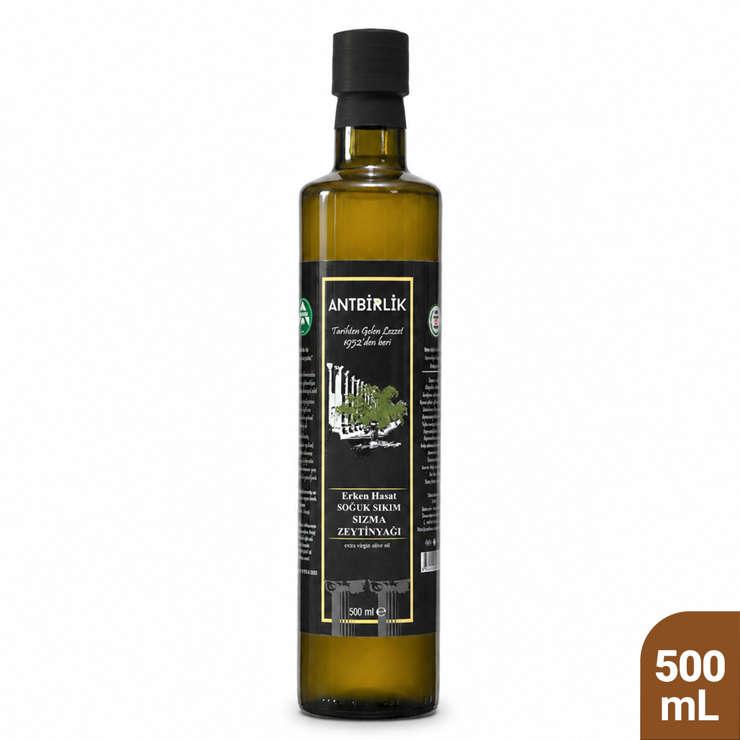 Soğuk Sıkım Sızma Zeytinyağı 500 ml