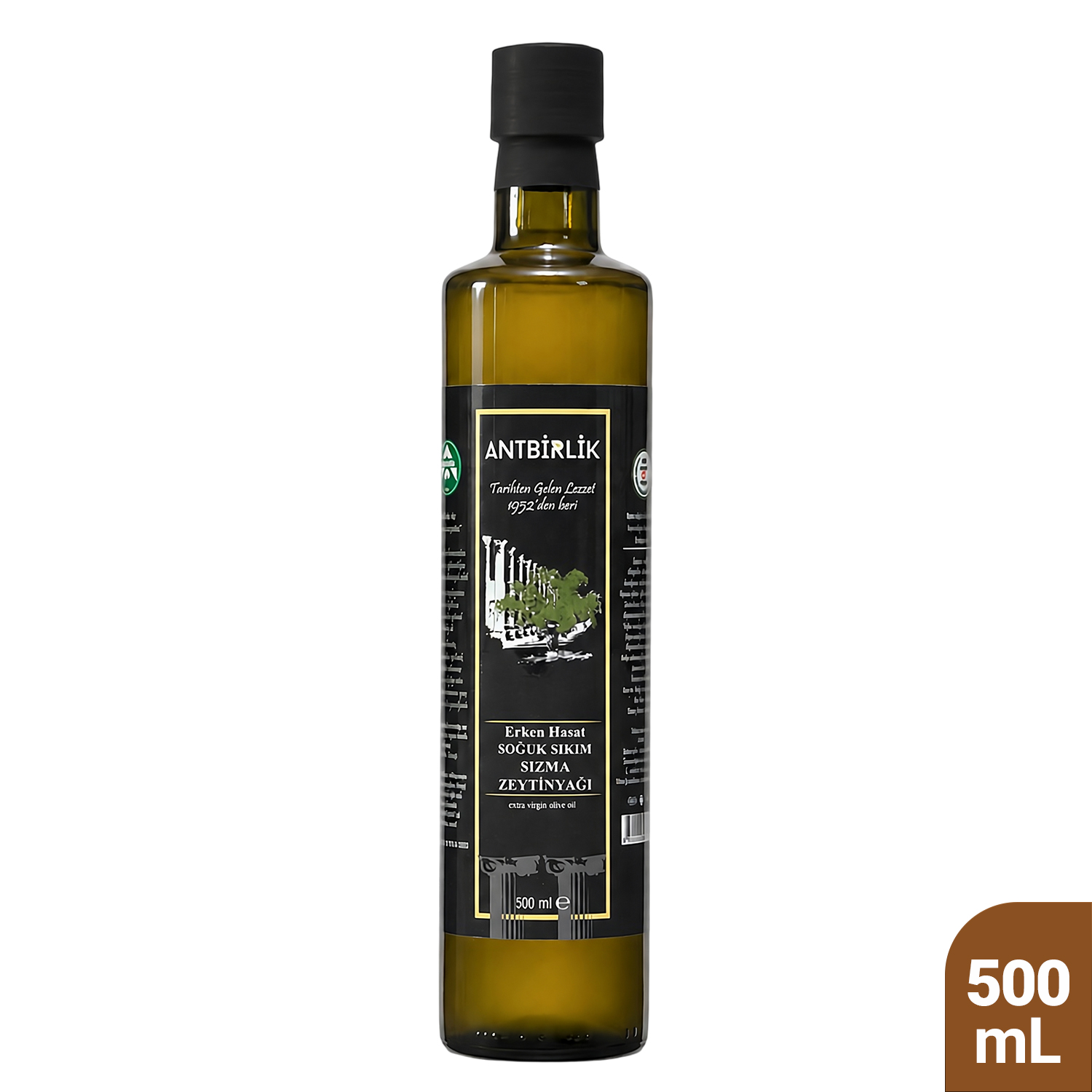 Soğuk Sıkım Sızma Zeytinyağı 500 mL