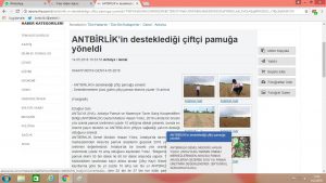 Read more about the article ANTBİRLİK’in desteklediği çiftçi pamuğa yöneldi